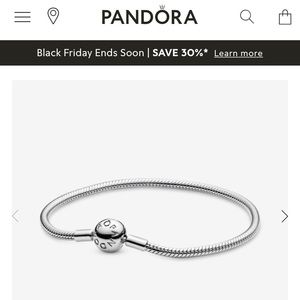 Pandora moments smooth snake chain bracelet! 😍